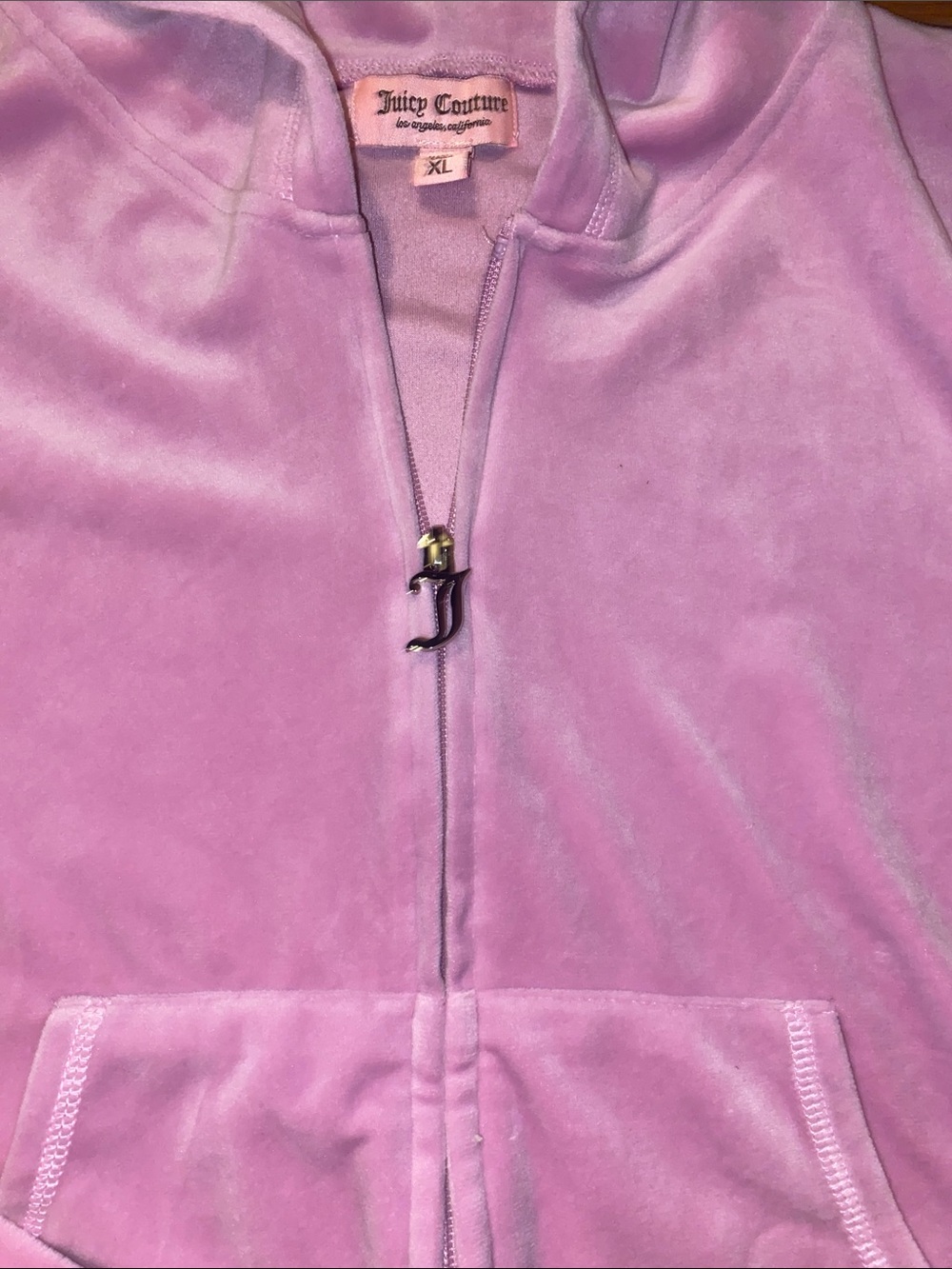 Juicy Couture Pink Velour Short Sleeve Hoodie & Shorts Set - Picture 4 of 7